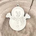 Weihnachtsornament - Schneemann II