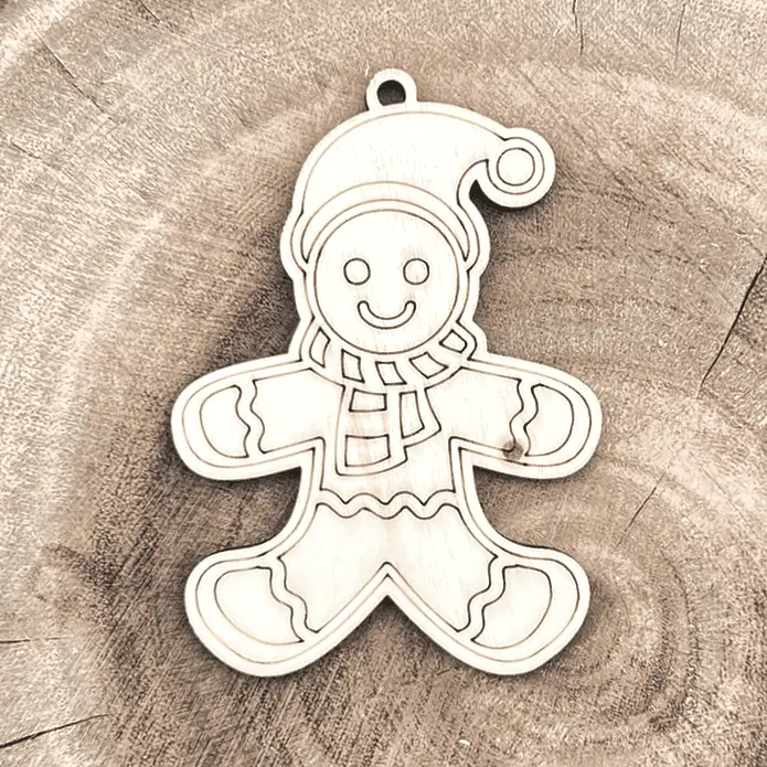 [A01121] Weihnachtsornament - Lebkuchenmann II