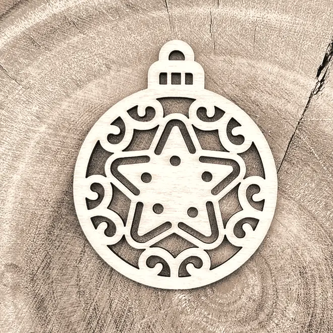 [A01137] Weihnachtsornament - Sternenglanz