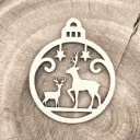 Weihnachtsornament - Rentierfamilie