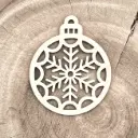 Weihnachtsornament - Kristallflocke