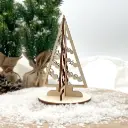 3D-Weihnachtsbaum aus Holz – Glanzbaum