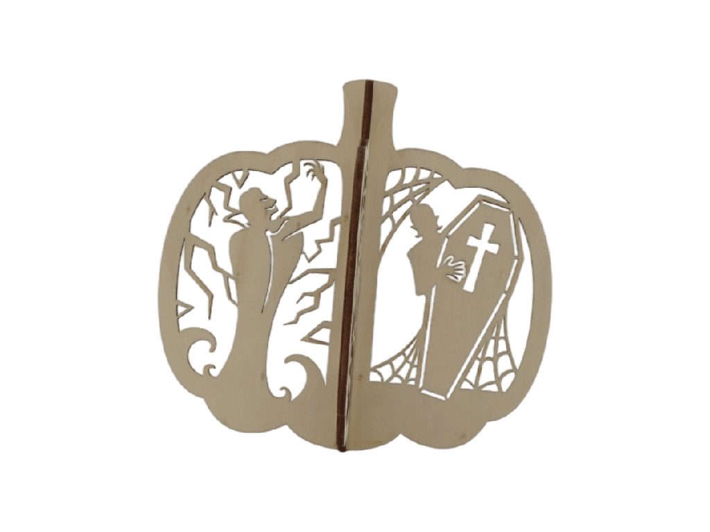 Halloween 3D Kürbis - Sarg des Schreckens