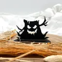 Halloween Kerzenpodest - Gruseliger Baum