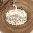 Kürbisdeko - Blumenreigen im Kürbis