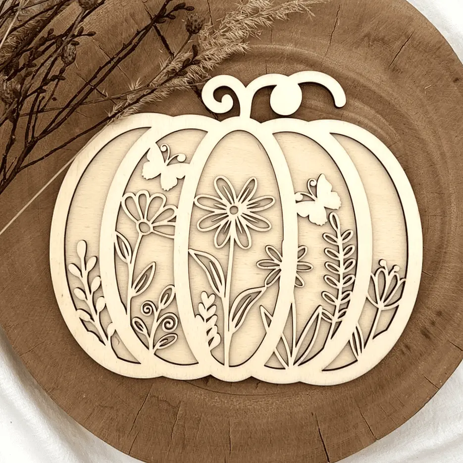 Kürbisdeko - Blütenträume im Herbst