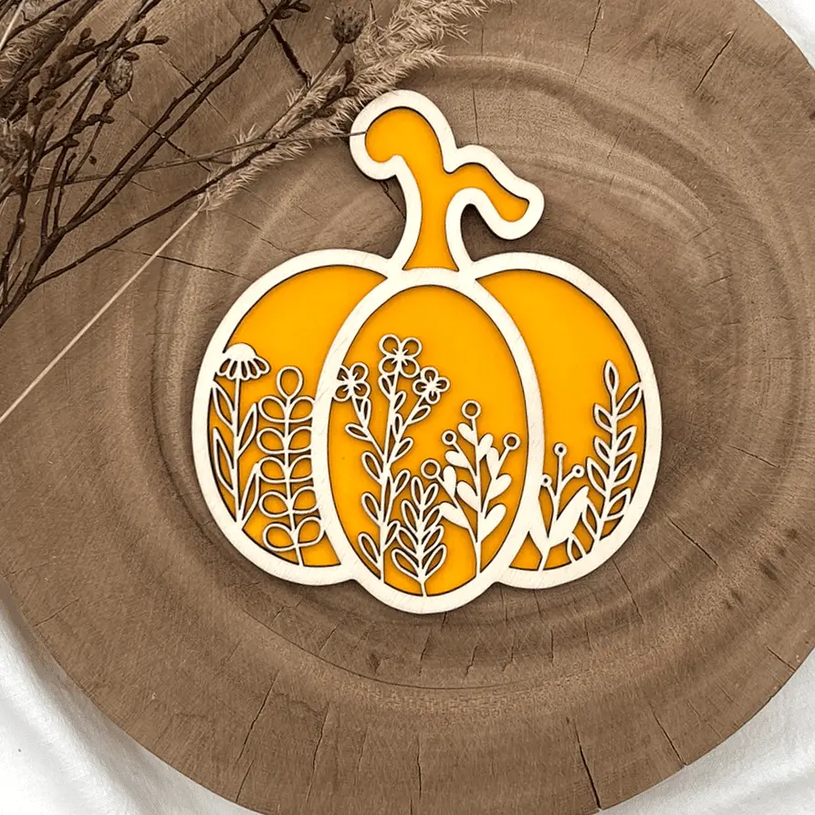 Kürbisdeko - Blütenzauber im Herbst