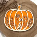 Kürbisdeko - Herbstkranz Kürbis