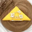 Serviettenhalter aus Holz - Festlicher Hut