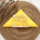 Serviettenhalter aus Holz - Kürbisse