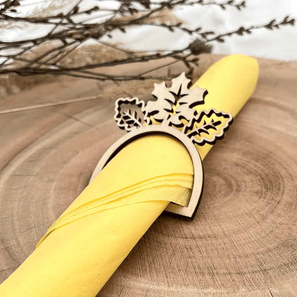 [A01268] Serviettenring - Blätterpracht