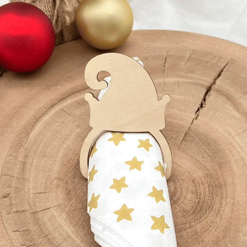 [A01292] Serviettenring - Festtagswichtel