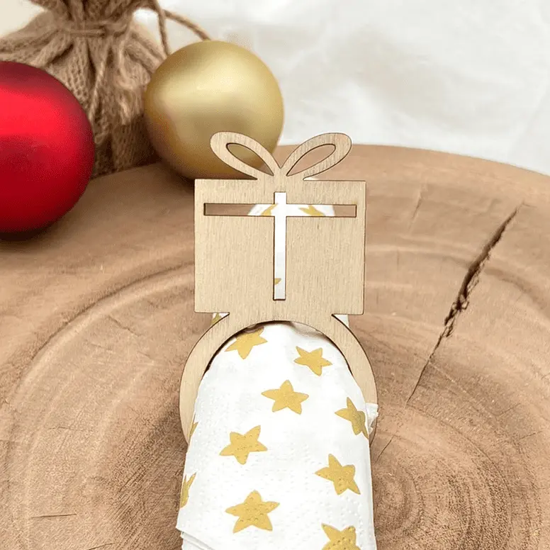 Serviettenring aus Holz – Geschenk