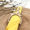 Serviettenring aus Holz – Truthahn