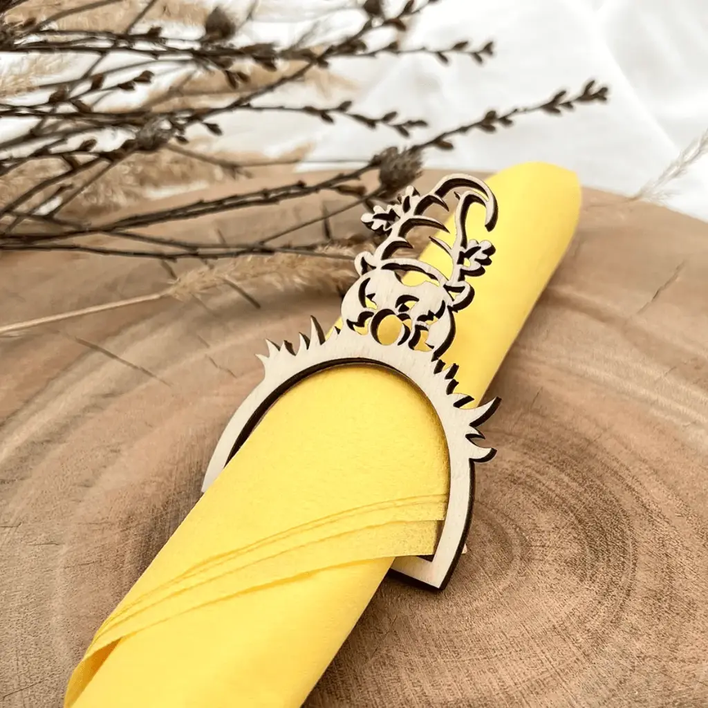 Serviettenring aus Holz – Zwergzauber