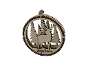 Weihnachtsornaments 3D -Frosthirsch
