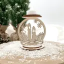 Weihnachts LED Teelichthalter - Lichterglanz