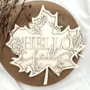 Herbst Deko aus Holz – Ahornblatt