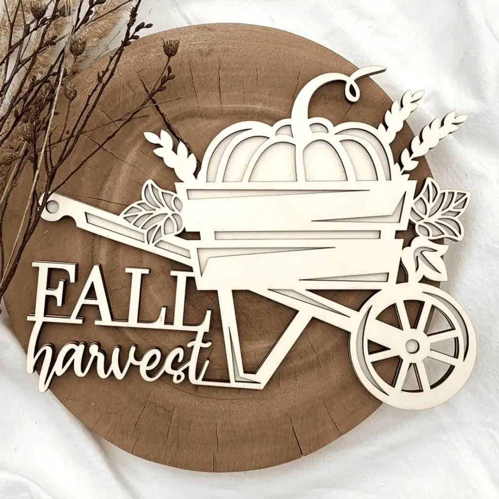 Herbst Deko aus Holz – Herbstliche Ernteliebe