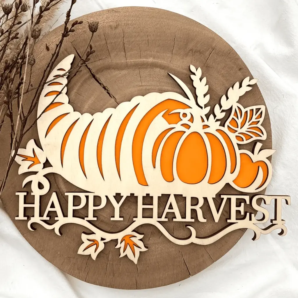 Herbstdeko - Glückliche Ernte