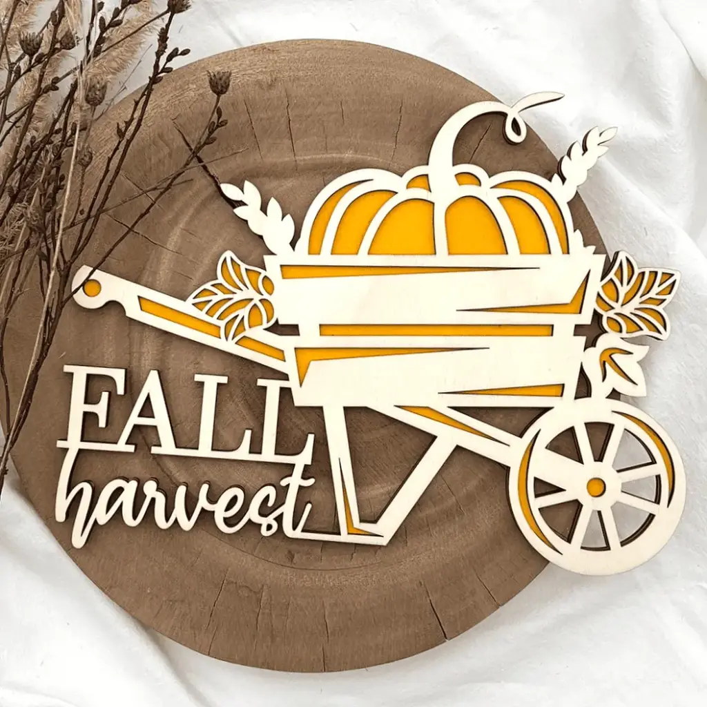 Herbst Deko aus Holz – Herbstliche Ernteliebe