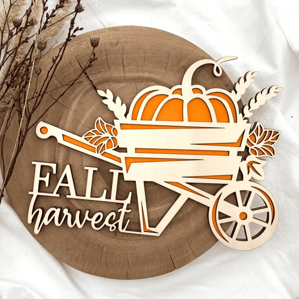 Herbst Deko aus Holz – Herbstliche Ernteliebe