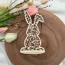 Osterhasensteher Frühlingshase aus Holz – Osterdeko