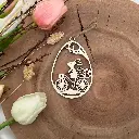 Osterornament - Radlhase