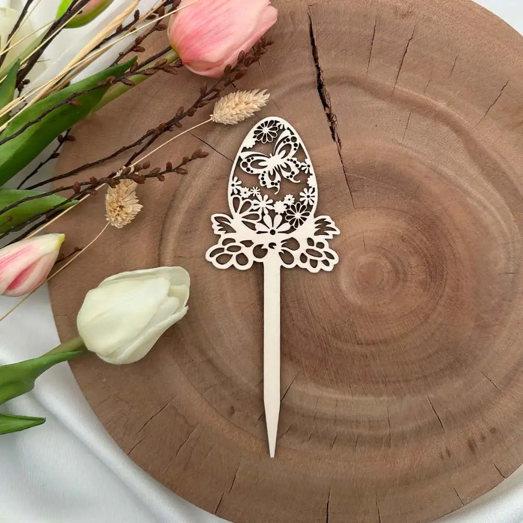 [A01468] Dekostecker Ostern - Schmetterling