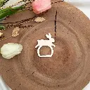 Serviettenring aus Holz – Springhase