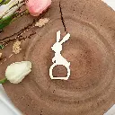 Serviettenring aus Holz – Häschen