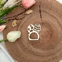 Serviettenring aus Holz – Eier