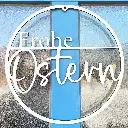 Türkranz „Frohe Ostern“ aus Holz