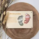 Geldgeschenk aus Holz Geburt - „Alles Gute zur Geburt“