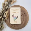 Geldgeschenk aus Holz Firmung - „Herzlichen Glückwunsch zu deiner Firmung“ – personalisierbar