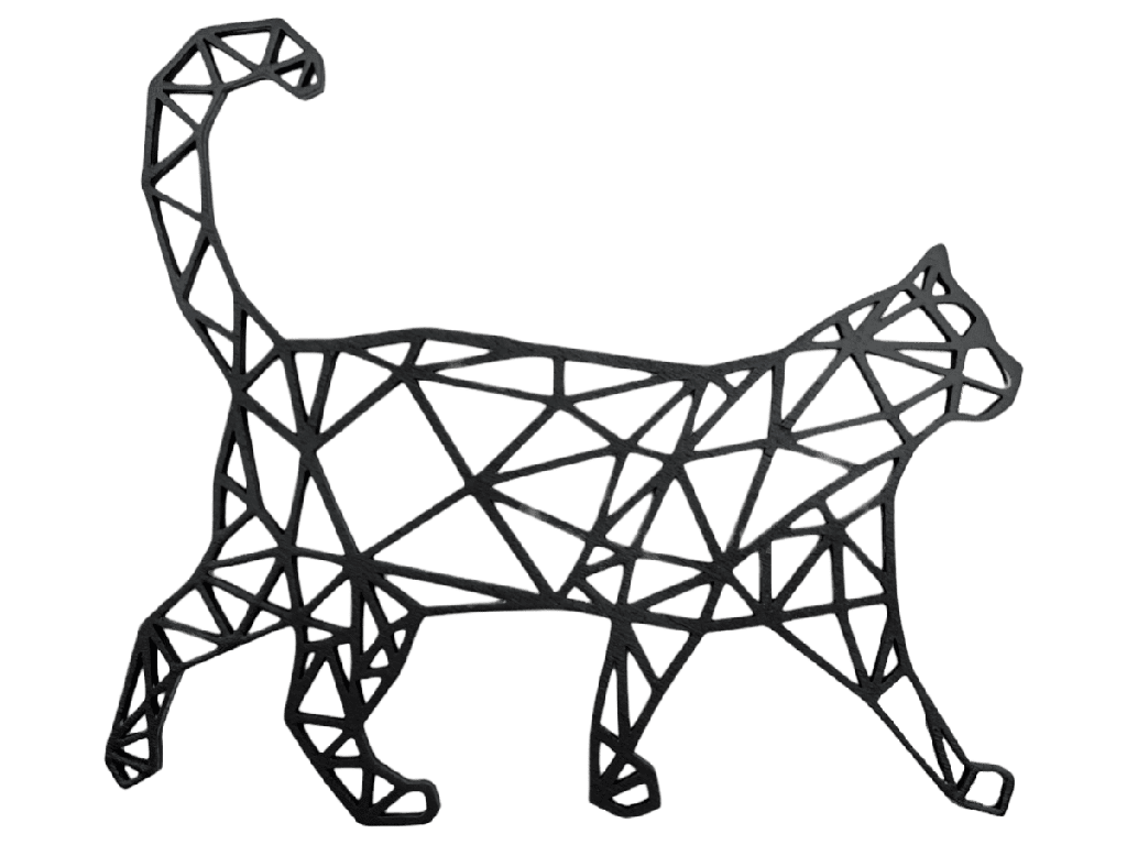 Wandbild - Katze (Natur, 214,5 x 214,5 x 243,1 mm (bereits eingebucht im Lager - ausbuchen!))