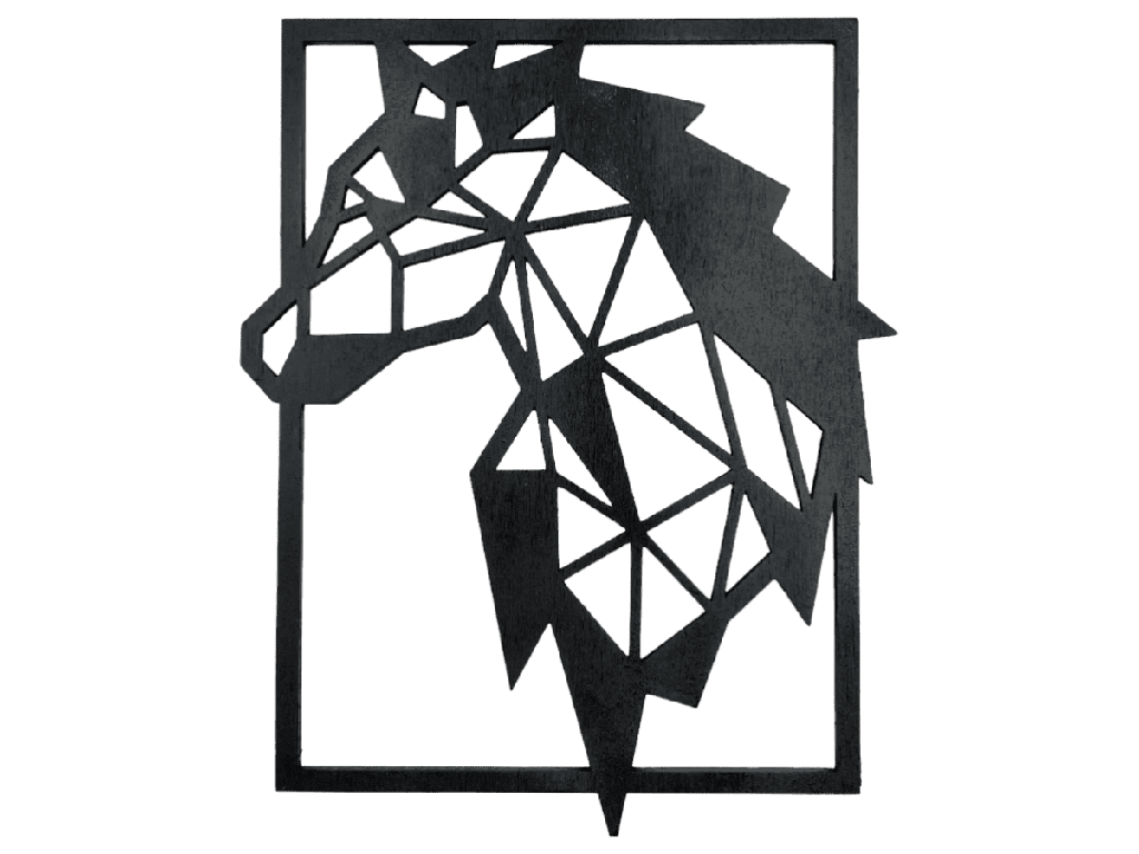 Wandbild - Pferdekopf (Natur, 214,5 x 214,5 x 243,1 mm (bereits eingebucht im Lager - ausbuchen!))