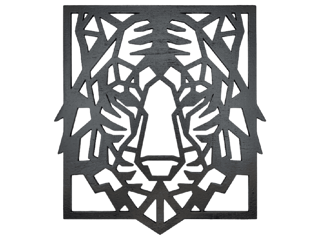 Wandbild - Tiger im Rahmen