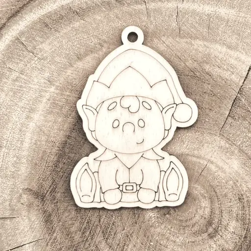 [A01072] Weihnachtsornament - Weihnachtself