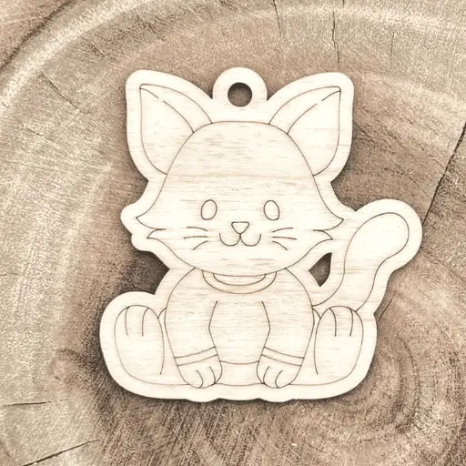 [A01079] Weihnachtsornament - Weihnachtskatze