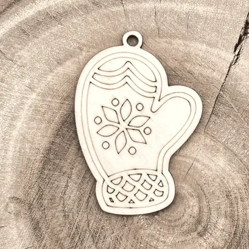 [A01111] Weihnachtsornament - Handschuh