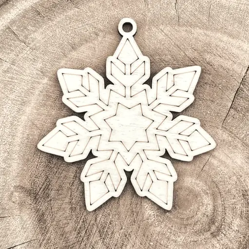 [A01112] Weihnachtsornament - Schneeflocke