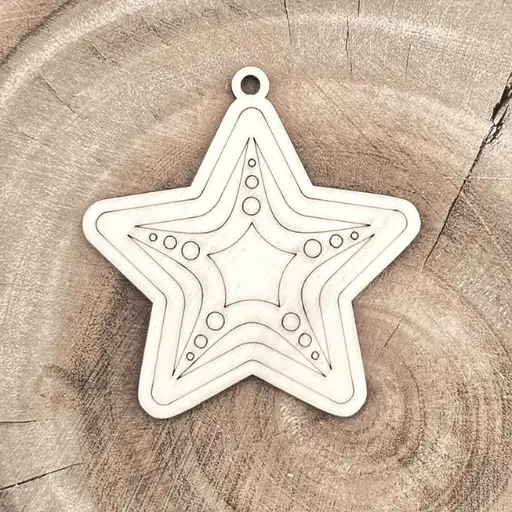 [A01116] Weihnachtsornament - Stern