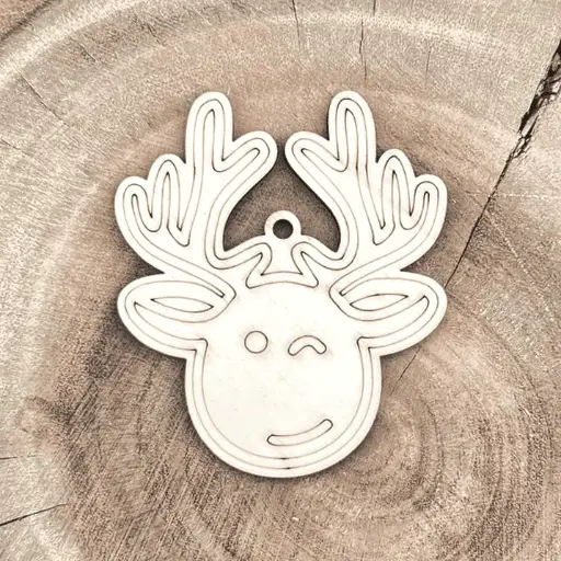[A01118] Weihnachtsornament - Reh II
