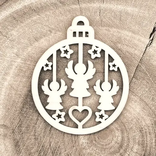 [A01139] Weihnachtsornament - Herzengel