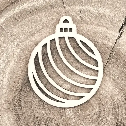 [A01144] Weihnachtsornament - Schneewirbel