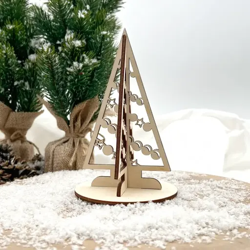 [A01277] 3D Weihnachtsbaum - Glanzbaum
