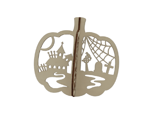 Halloween 3D Kürbis - Spukhaus